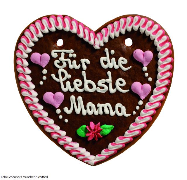 Lebkuchenherzen,Familienherz sortiert 22 x 23 cm