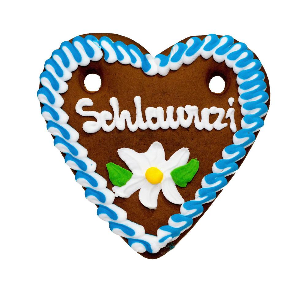 Lebkuchenherzen bayerische Sprüche 13 x 14 cm