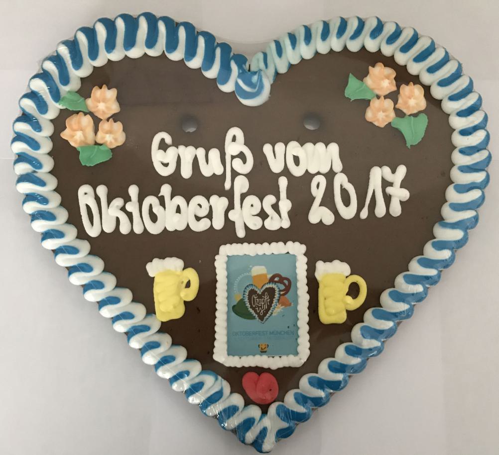 Lebkuchenherzen Oktoberfestlogo